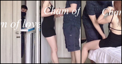 สาวนักศึกษาขี้เหงา ยั่วคนมาส่งของ จนโดนเย็ดสมใจ เงี่ยนจนเย็ดกันคาชุด