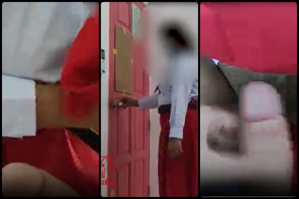 คลิปหลุดนักเรียนกระโปรงแดงโรงเรียนดัง