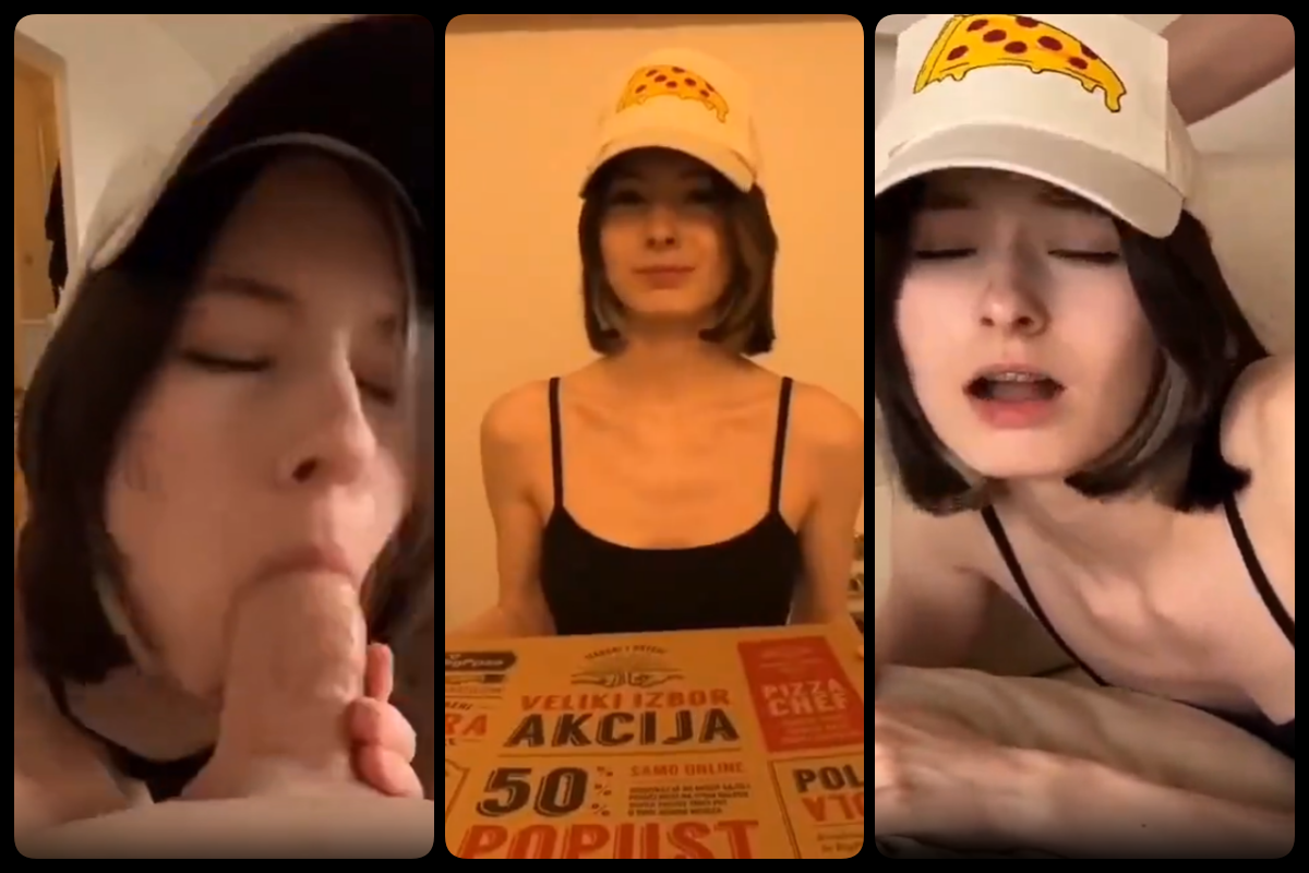 คลิปหลอกเย็ด หลอกเย็ดสาวส่งพิชซ่าสุดสวยโครตเอ๊กเห็นแล้วขึ้นเลย