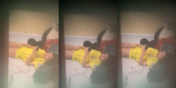 คลิปหลุดนักเรียนสาวเงี่ยนเขี่ยหีดูหนังโป๊ เงี่ยนแอบถ่ายข้างบ้าน