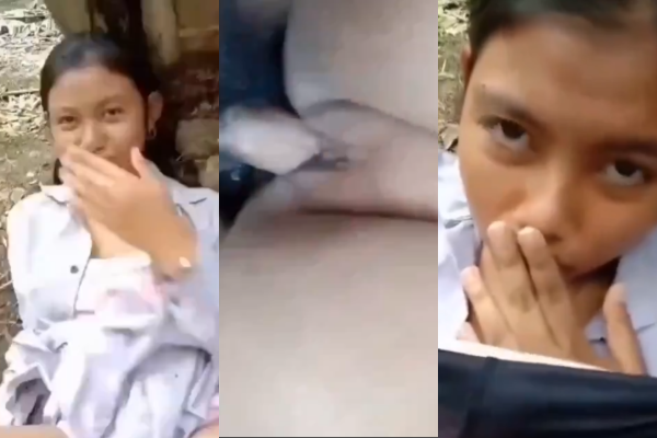 คลิปหลุดนักเรียนเย็ดกันหลังโรงเรียนเย็ดคาชุดแตกในหีใหญ่